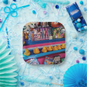 アヒルを引っ掛ける ペーパープレート (パーティー)