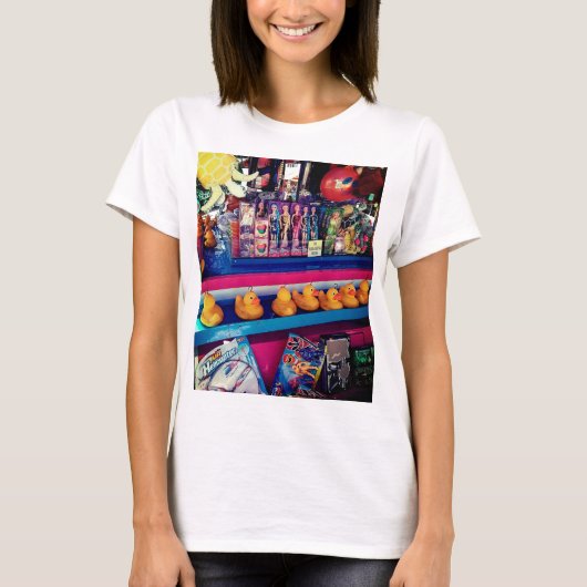 アヒルを引っ掛ける Tシャツ (正面)