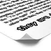 アヒルを採用する ポスター (角)