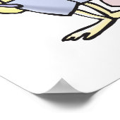 アヒルを擦る ポスター (角)