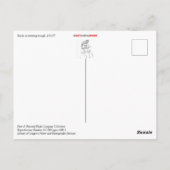 アヒルを泳ぎに連れ出す ポストカード (裏面)