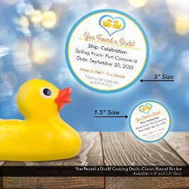アヒルを見つけた！クルージング ラウンドシール