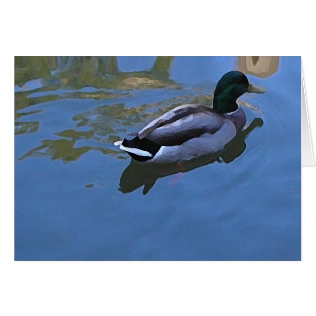 アヒルカード (正面横)