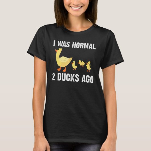 アヒルデザイン男性へウィメンファームアクリングオーナーフン Tシャツ (正面)