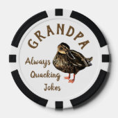 アヒルトランプのポーカーチップ ポーカーチップ (正面)