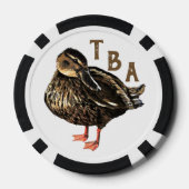 アヒルトランプのポーカーチップ ポーカーチップ (裏面)