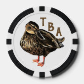 アヒルトランプのポーカーチップ ポーカーチップ (正面)