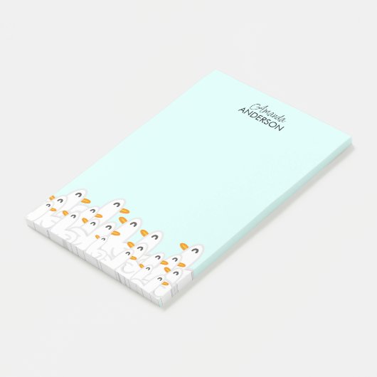 アヒルパーソナライズされたの群衆 ポストイット (アングル)