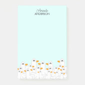 アヒルパーソナライズされたの群衆 ポストイット (正面)