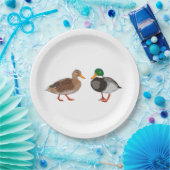 アヒルパーティープレート ペーパープレート (パーティー)