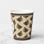 アヒルパーティー紙カップ 紙コップ (裏面)