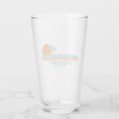 アヒルビーチノースカロリナサンパームツリーズ タンブラーグラス (裏面)