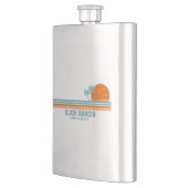 アヒルビーチノースカロリナサンパームツリーズ フラスク (左)