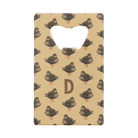 アヒルボトルオープナー クレジットカード栓抜き (裏面)