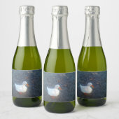 アヒルボトルラベル スパークリングワインラベル (ボトル)