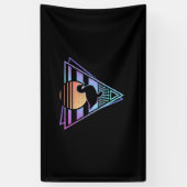 アヒルレトロ80s EDMシンウェーブ贈り物Tシャツ 横断幕 (縦)