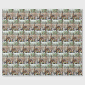 アヒル付きマザーマラードアヒル ラッピングペーパー (フラット)