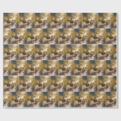 アヒル付きマザーマラードアヒル ラッピングペーパー (フラット)