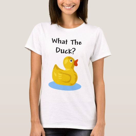 アヒル何 Tシャツ (正面)
