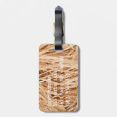 アヒル呼出しマガモのドレークの狩りのハンターの荷物のラベル ラゲッジタグ (裏面縦)