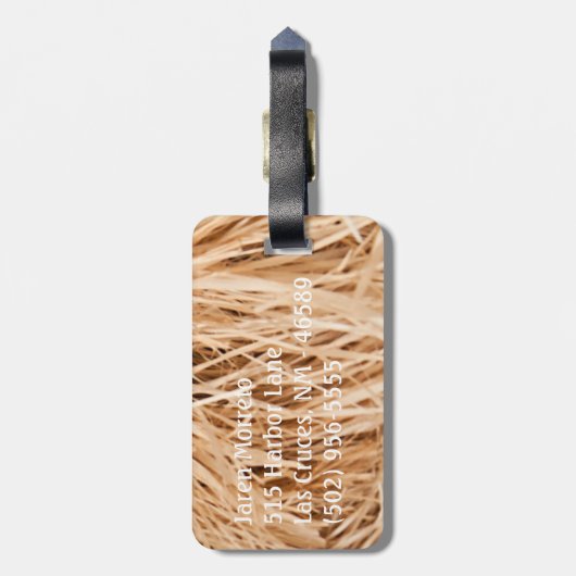 アヒル呼出しマガモのドレークの狩りのハンターの荷物のラベル ラゲッジタグ (裏面縦)