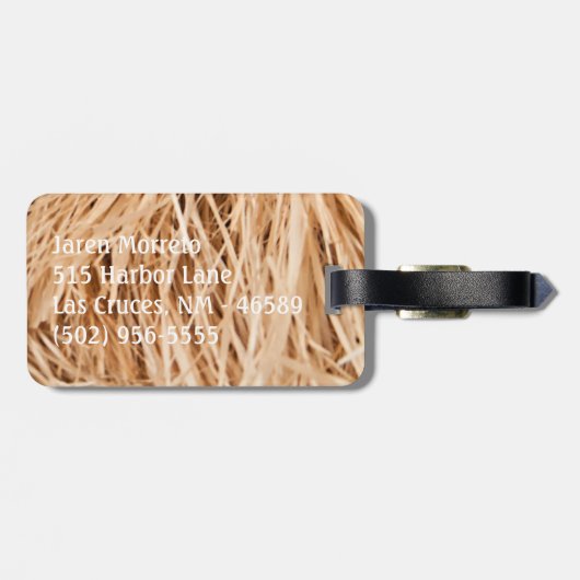 アヒル呼出しマガモのドレークの狩りのハンターの荷物のラベル ラゲッジタグ (裏面横)