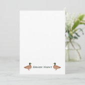 アヒル固定 招待状 (スタンド正面)