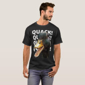 アヒル好きのカック Tシャツ (正面フル)