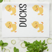 アヒル好きのキッチンタオル キッチンタオル (折り畳み)