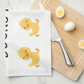 アヒル好きのキッチンタオル キッチンタオル (四つ折り)