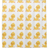 アヒル好きのシャワーカーテン シャワーカーテン (正面)