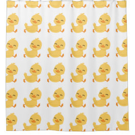 アヒル好きのシャワーカーテン シャワーカーテン