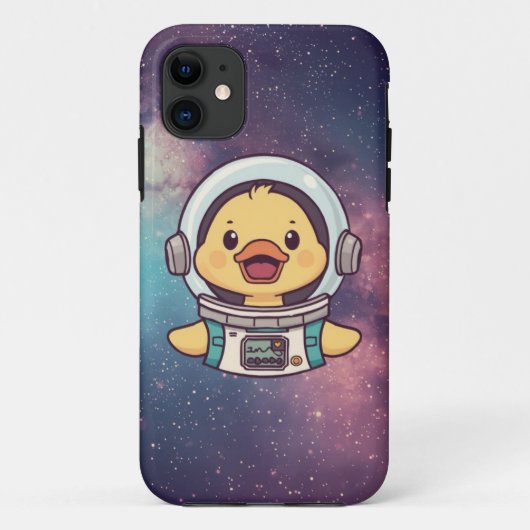 アヒル宇宙飛行士のモバイルケース Case-Mate iPhoneケース (裏面)