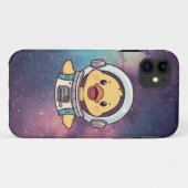 アヒル宇宙飛行士のモバイルケース Case-Mate iPhoneケース (裏面(横))