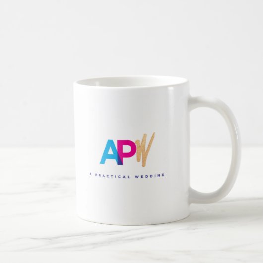 "アヒル実用的な結婚式によって悪賢いです"は コーヒーマグカップ (右)