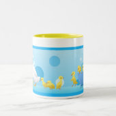 アヒル家族 ツートーンマグカップ (中央)