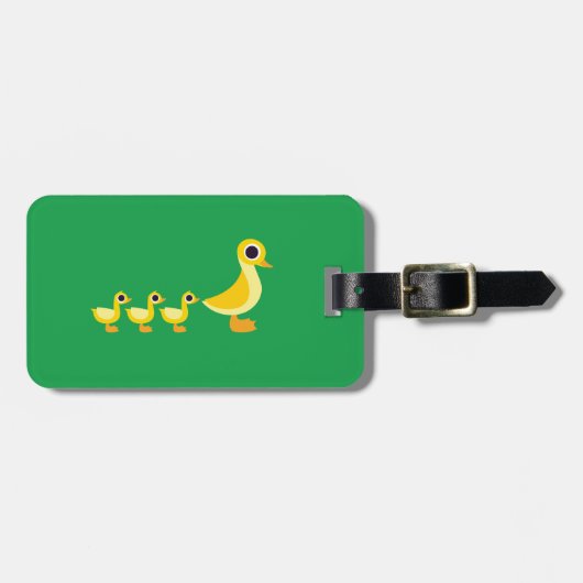 アヒル家族 ラゲッジタグ (正面横)