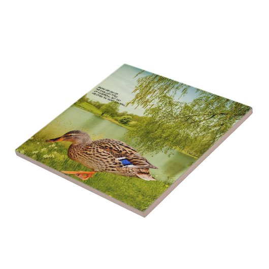 アヒル引用文 タイル (側面)