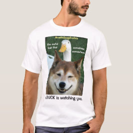 アヒル柴犬ドッグAnatidaehobil写真おもしろいDoge Tシャツ