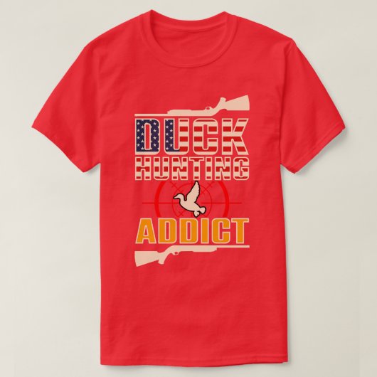 アヒル狩りアディクト Tシャツ (デザイン正面)