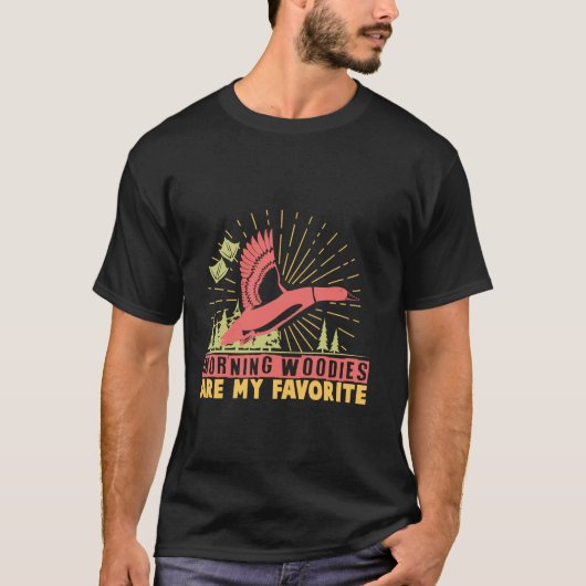 アヒル狩りダックハンター長袖Tシャツ Tシャツ (正面)