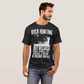 アヒル狩りチョコレート研究室ビーグル  Tシャツ (正面フル)