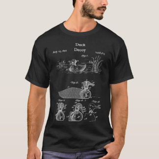 アヒル狩りデコイマラードダックハンター Tシャツ