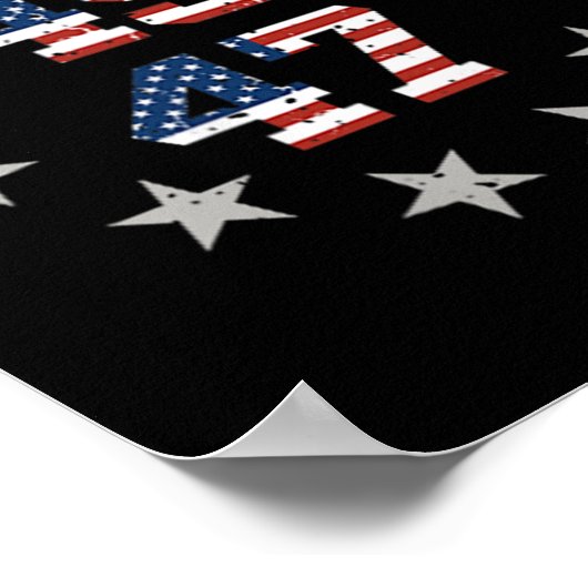 アヒル狩りトランプ迷彩柄ハロー狩りシーズンウスフール ポスター (角)