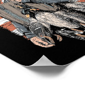 アヒル狩りトランプ迷彩柄ハロー狩りシーズンウスフール ポスター (角)