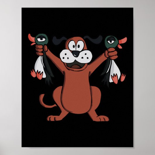 アヒル狩りビデオゲーム用衣服設計 ポスター (正面)