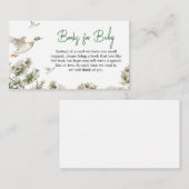 アヒル狩りベビーシャワーブックベビー エンクロージャーカード (正面/裏面)