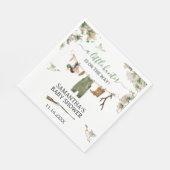 アヒル狩りベビーシャワー スタンダードランチョンナプキン (角)