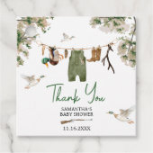 アヒル狩りベビーシャワー フェイバータグ (正面)