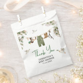 アヒル狩りベビーシャワー フェイバーバッグ (クリップ留めされた状態)